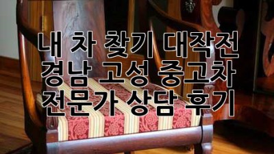 내 차 찾기 대작전! 🚗 경남 고성 중고차 전문가 상담 후기